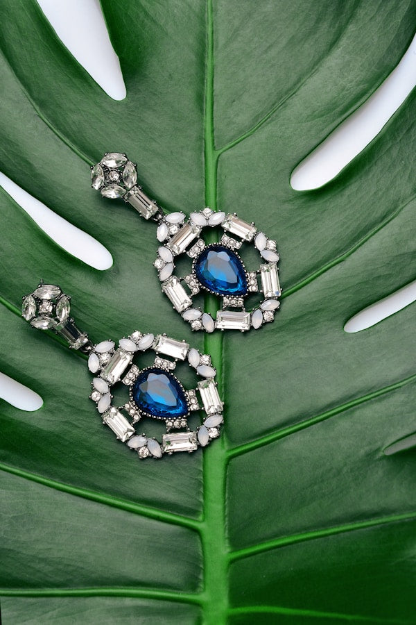 Solitaire Drop Earrings